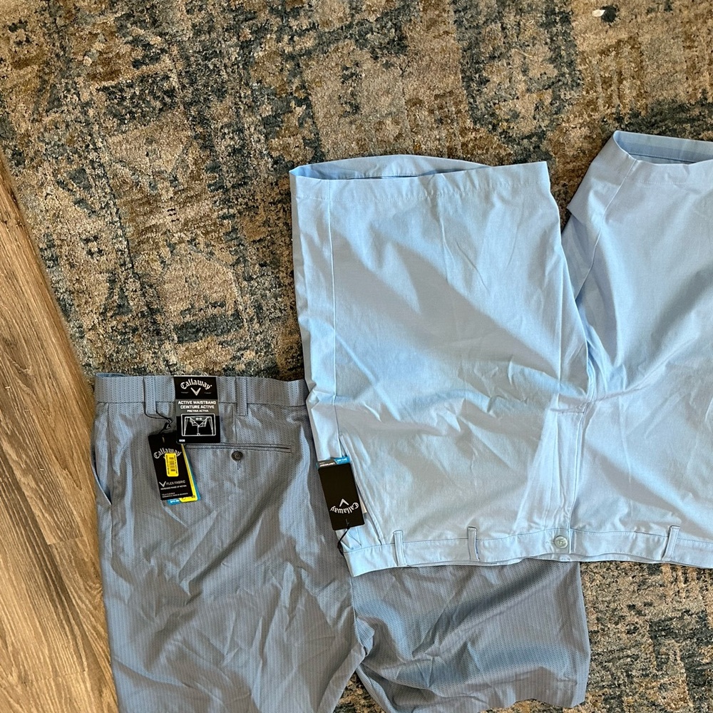 Lot of 2 Big and Tall Golf Callaway Shorts - Sz 50B
